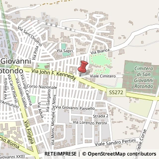Mappa Via John Fitzgerald Kennedy, 1, 71013 San Giovanni Rotondo, Foggia (Puglia)