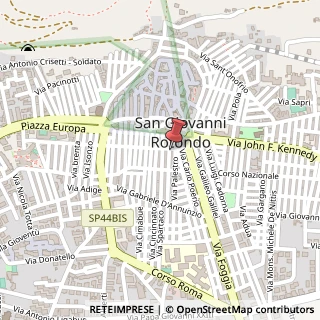 Mappa Via Matteo Renato Imbriani, 19, 71013 San Giovanni Rotondo, Foggia (Puglia)