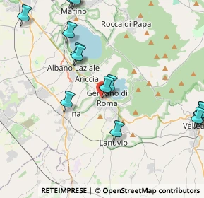 Mappa Via Melseburg, 00045 Genzano di Roma RM, Italia (5.53067)