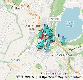 Mappa Via Melseburg, 00045 Genzano di Roma RM, Italia (0.45455)