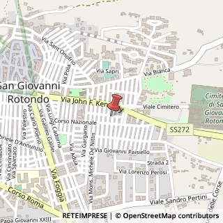 Mappa Via Saverio Altamura, 16, 71013 San Giovanni Rotondo, Foggia (Puglia)