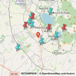 Mappa Via Nettunense, 00042 Ariccia RM, Italia (4.26273)