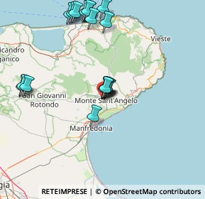Mappa Via Marcello Cavaglieri, 71037 Monte Sant'Angelo FG, Italia (17.86211)