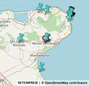 Mappa Via Marcello Cavaglieri, 71037 Monte Sant'Angelo FG, Italia (21.436)