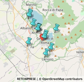 Mappa Via Cencio Baldazzi, 00045 Genzano di Roma RM, Italia (2.67083)