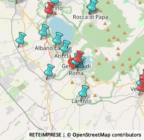 Mappa Via Cencio Baldazzi, 00045 Genzano di Roma RM, Italia (5.614)