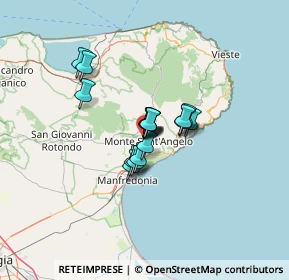 Mappa Via dei Francescani, 71037 Monte Sant'Angelo FG, Italia (7.82118)