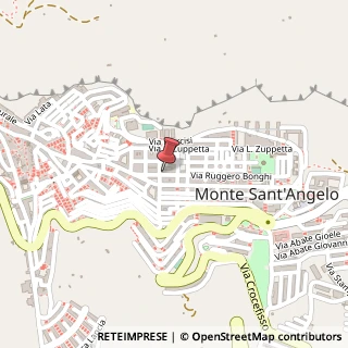 Mappa Via Ruggero Bonghi, 42, 71037 Monte Sant'Angelo, Foggia (Puglia)