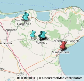 Mappa Via Arcivescovo Francesco Nardella, 71013 San Giovanni Rotondo FG, Italia (9.68588)