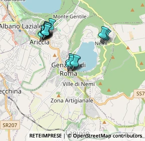 Mappa Via Perino, 00045 Genzano di Roma RM, Italia (1.7355)