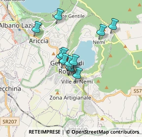 Mappa Via Perino, 00045 Genzano di Roma RM, Italia (1.2525)