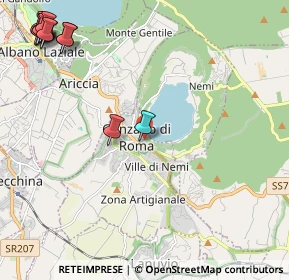 Mappa Via Perino, 00045 Genzano di Roma RM, Italia (3.41538)