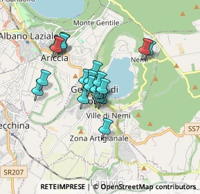 Mappa Via Perino, 00045 Genzano di Roma RM, Italia (1.3555)