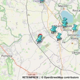 Mappa Via di Valle Caia, 00134 Roma RM, Italia (4.57182)