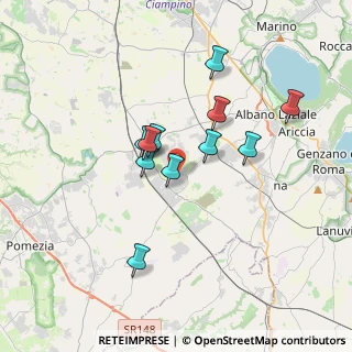 Mappa Via di Valle Caia, 00134 Roma RM, Italia (3.05636)