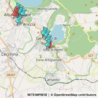 Mappa Via Emilia Romagna, 00045 Genzano di Roma RM, Italia (2.78167)