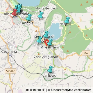 Mappa Via Emilia Romagna, 00045 Genzano di Roma RM, Italia (3.07571)