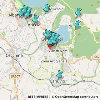 Mappa Via dell`Aspro, 00045 Genzano di Roma RM, Italia (2.065)