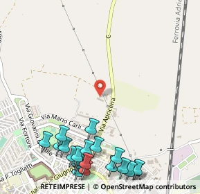 Mappa SS 89 Km 0, 71016 San Severo FG, Italia (0.7945)