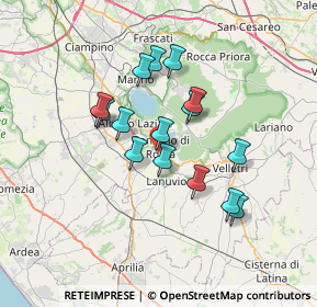 Mappa L.go Giovanni Falcone, 00045 Genzano di Roma RM, Italia (6.042)