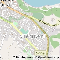 Map Genzano di Roma