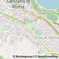 Karte Genzano di Roma