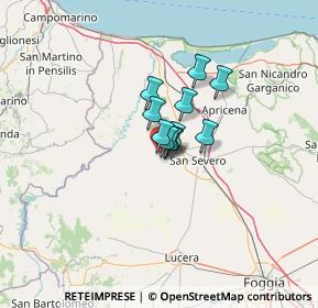 Mappa Via Francesco de Pasquale, 71017 Torremaggiore FG, Italia (6.26909)