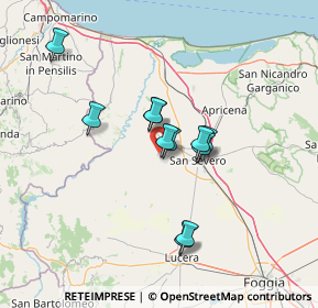 Mappa Via Francesco de Pasquale, 71017 Torremaggiore FG, Italia (11.34)