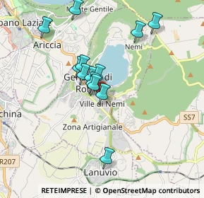 Mappa Viale delle Regioni, 00045 Genzano di Roma RM, Italia (1.67077)