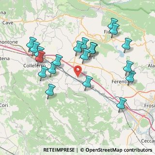 Mappa Via Fratta Rotonda - Località Paduni, 03012 Anagni FR, Italia (8.8395)