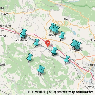 Mappa Via Fratta Rotonda - Località Paduni, 03012 Anagni FR, Italia (8.296)
