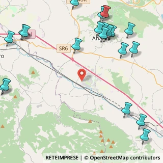 Mappa Via Fratta Rotonda - Località Paduni, 03012 Anagni FR, Italia (6.8695)