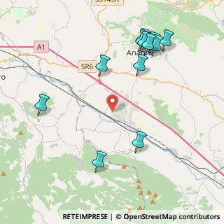 Mappa Via Fratta Rotonda - Località Paduni, 03012 Anagni FR, Italia (5.0525)