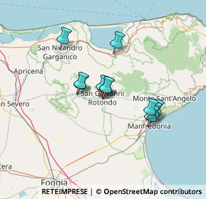 Mappa Via Arturo Toscanini, 71013 San Giovanni Rotondo FG, Italia (10.99909)