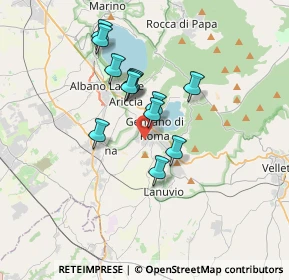Mappa Via Sorrento, 00045 Genzano di Roma RM, Italia (2.9175)