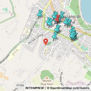 Mappa Via Sorrento, 00045 Genzano di Roma RM, Italia (0.592)