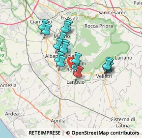 Mappa Via Sorrento, 00045 Genzano di Roma RM, Italia (5.72529)