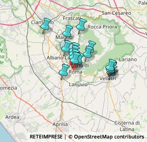 Mappa Via Sorrento, 00045 Genzano di Roma RM, Italia (5.22765)