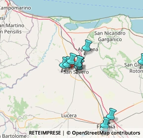Mappa SS 16ter, 71016 San Severo FG, Italia (14.15)