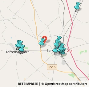 Mappa SS 16ter, 71016 San Severo FG, Italia (3.87182)