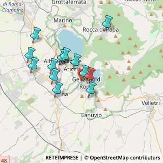 Mappa Via Don Annideo Pandolfi, 00045 Genzano di Roma RM, Italia (3.485)