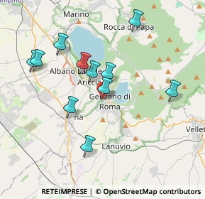 Mappa Via Remigio Belardi, 00045 Genzano di Roma RM, Italia (3.85455)