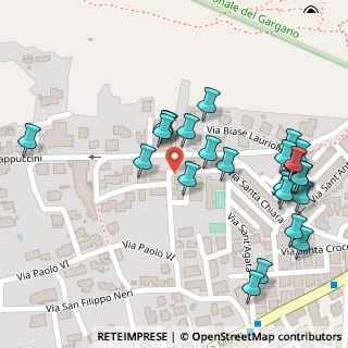 Mappa Via Santa Chiara, 71013 San Giovanni Rotondo FG, Italia (0.148)