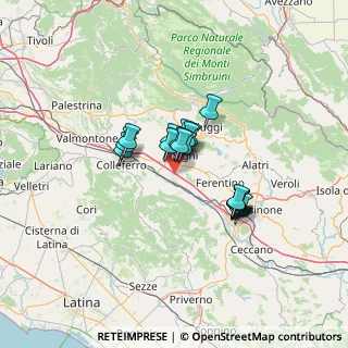 Mappa Via Frattarotonda Vado Largo, 03012 Anagni FR, Italia (9.58211)