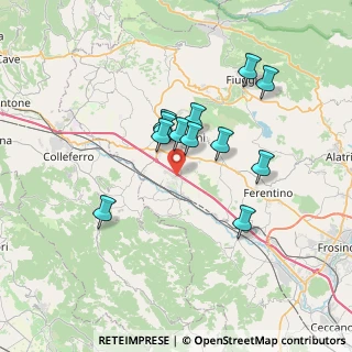 Mappa Via Frattarotonda Vado Largo, 03012 Anagni FR, Italia (6.20417)