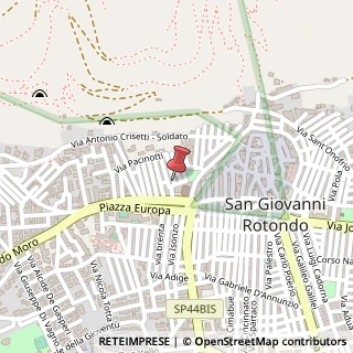 Mappa Via Regina Elena, 6, 71013 San Giovanni Rotondo, Foggia (Puglia)