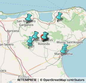 Mappa Via Cardinal Massaia, 71013 San Giovanni Rotondo FG, Italia (10.75714)