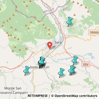 Mappa Via Santa Rosalia, 03039 Sora FR, Italia (4.92182)
