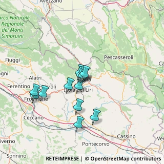 Mappa Via Santa Rosalia, 03039 Sora FR, Italia (12.03833)