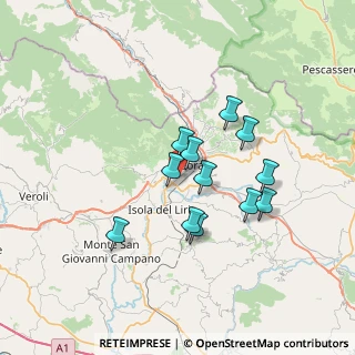 Mappa Viale S. Domenico, 03039 Sora FR, Italia (5.98167)
